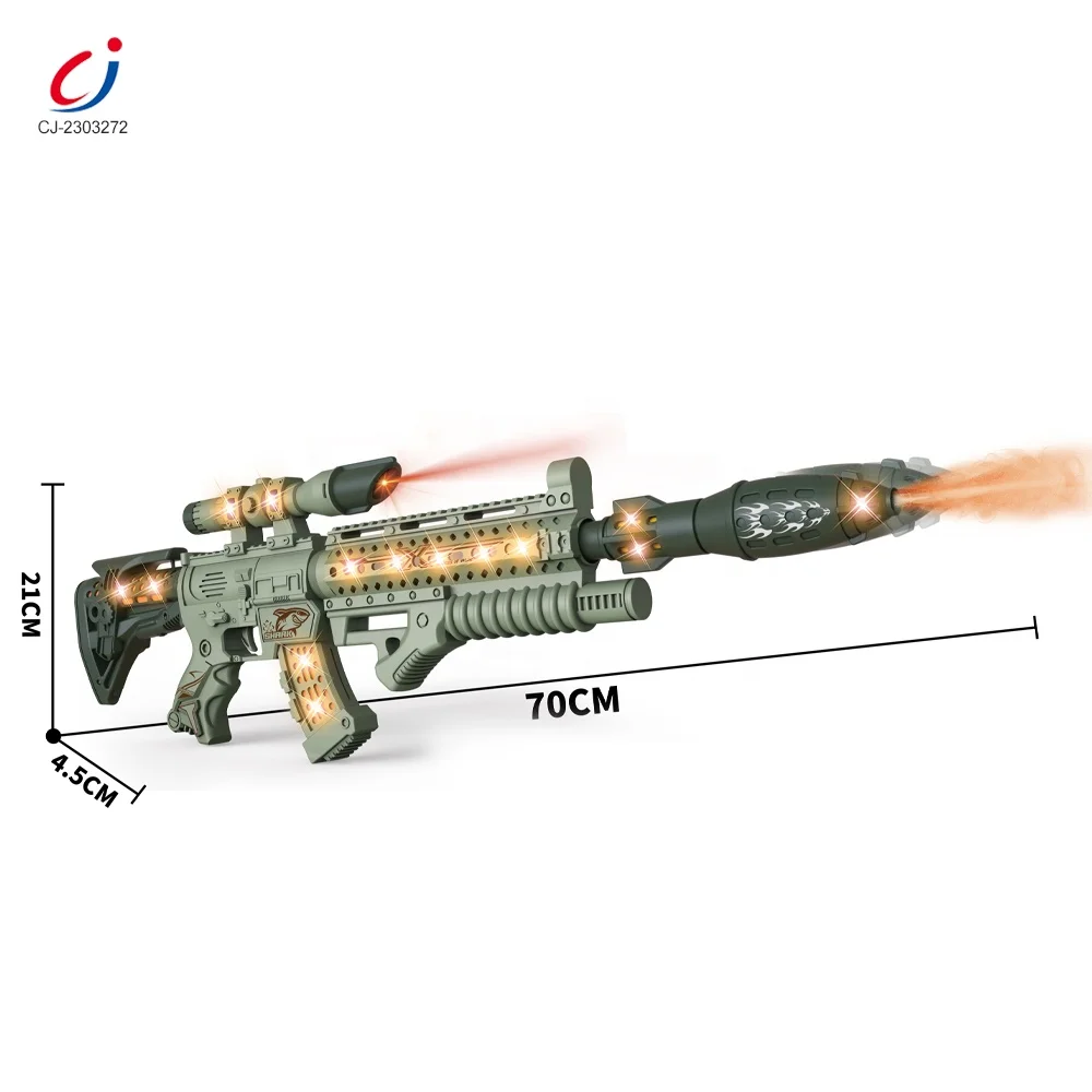 Chengji高品質バッテリーライトサウンドスプレースモーク
