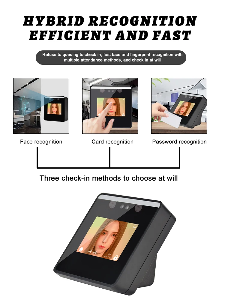 Eseye Wifi Face Recognition Camera - Biometric Time Attendance