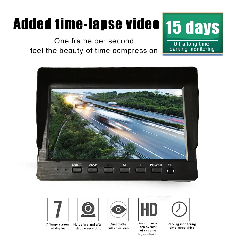 Front Back Dashboard Camera Cover Rear View Rearview Universal Dual