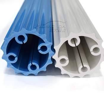 Customized production of rigid PVC plastic extruded profile  can be customized to the drawing sample processing