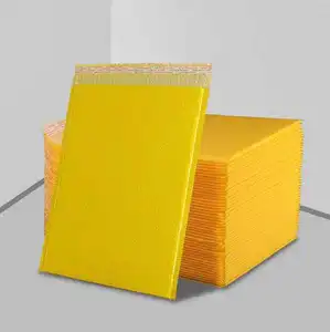 Express Shock Resistance Padded Envelope Custom Bubble Mailer Bags Made Poly Materials Good Price New Bubble Mailer Bags