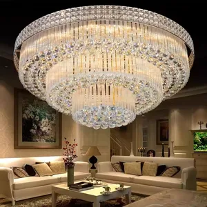 Gold Luxury Zhongshan Low Cost LED Ceiling Light Remote Control Dimmable Luxury Ceiling Light
