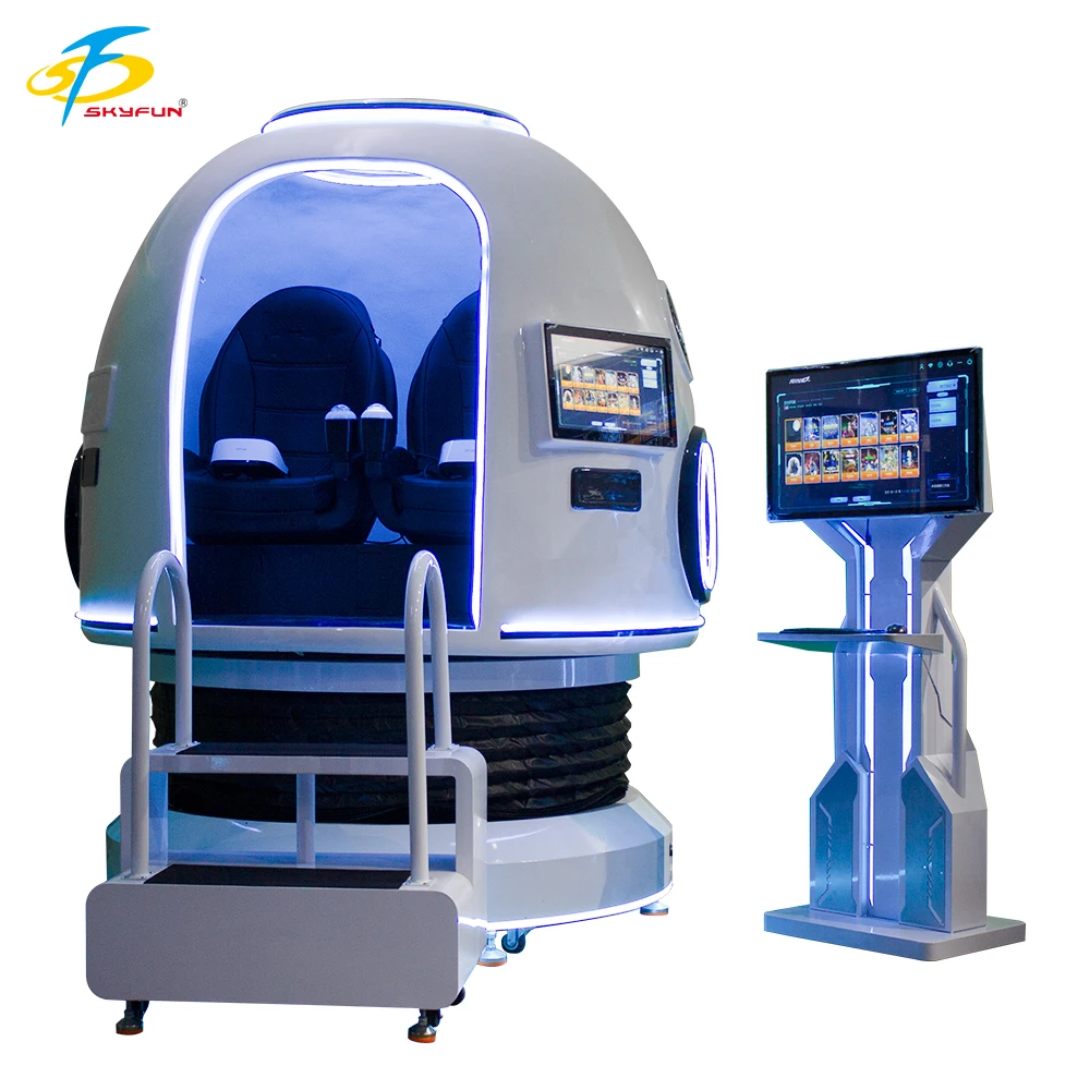VRNO.1 New Fun Space Capsule Outer Space Play Simulation 2 Seats Cruise Simulator 9D VR Space Capsule