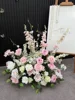 Camino de flores para pasillo rosa de 60 cm
