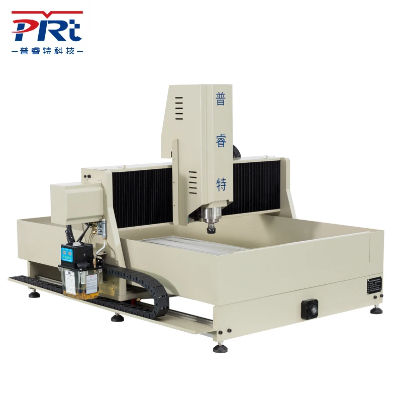 PRTCNC 6090-2.2KW Square Rail Engraving Machine with Sink cnc router metal wood