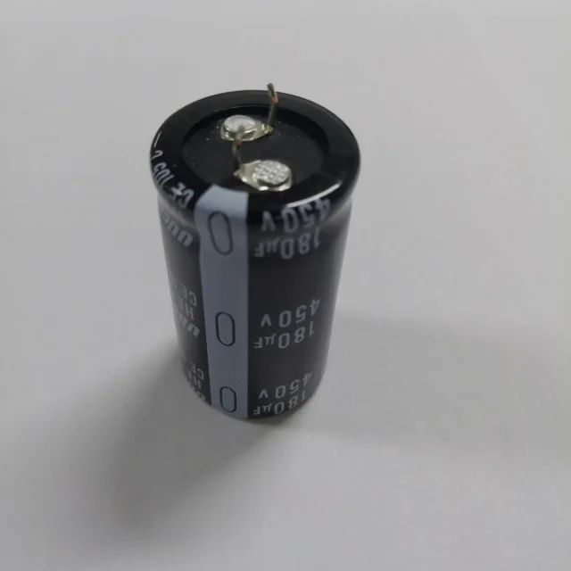 Factory Direct Low Leakage Aluminum Electrolytic Capacitors 450V180UF for TVs