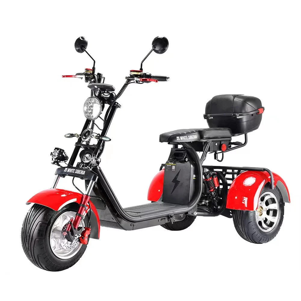 Cheap Big Wheel Electric Scooters Adult Citycoco 2000w 3 Wheel Fat Tire