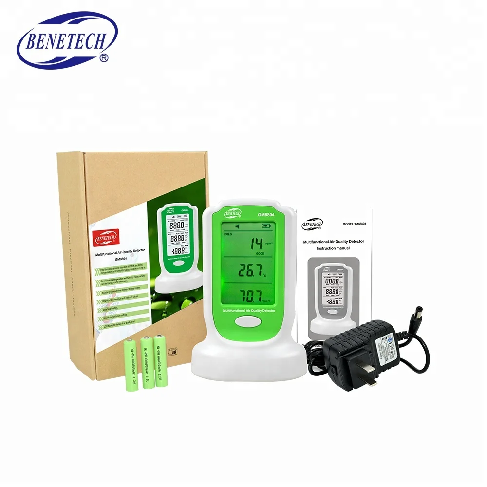 2017New продукт Многофункциональный детектор качества воздуха GM8804