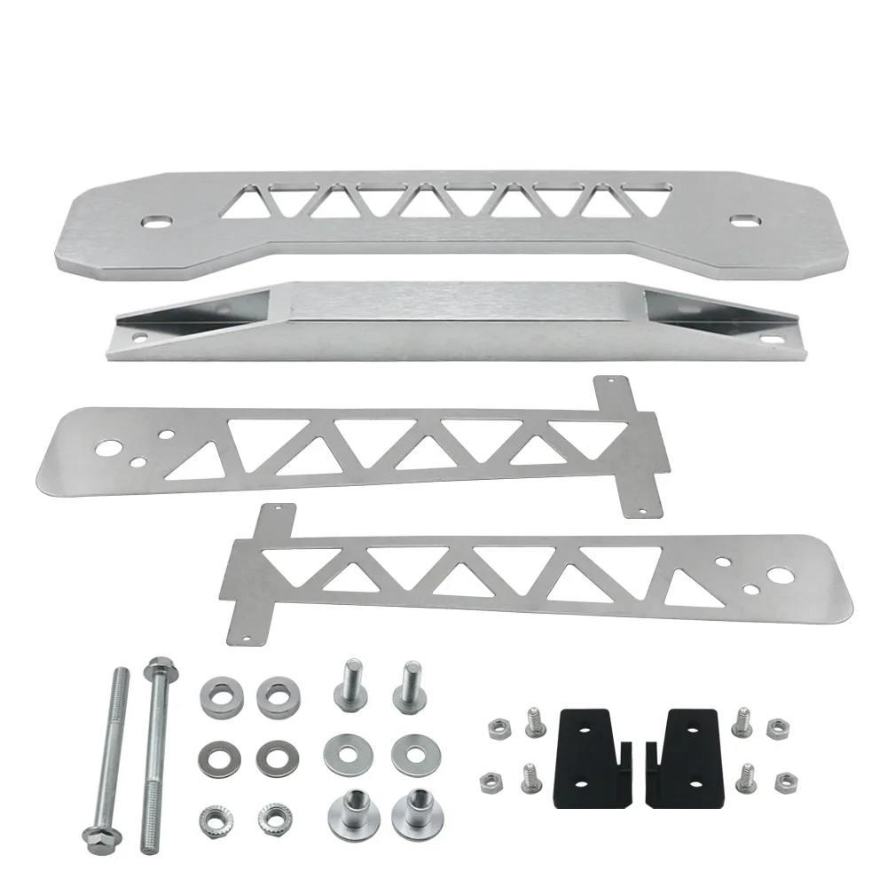 Auso Complete Suspension Parts Kit For Honda For Civic FG2 FD 06-11 Aluminum Rear Subframe Brace