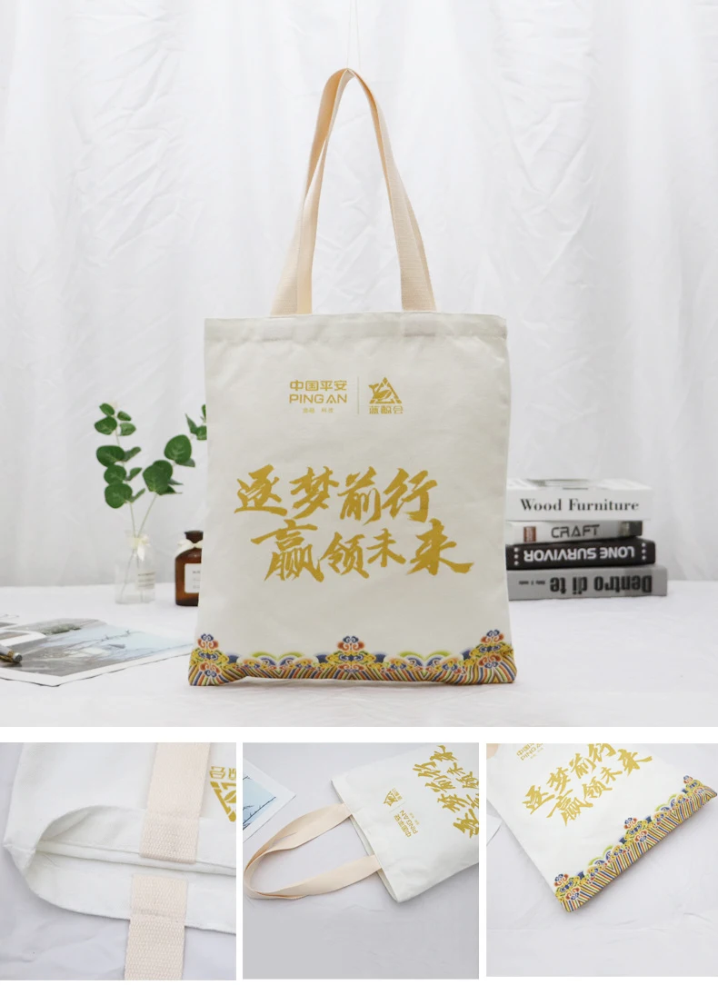 Bolsa De Algodon Durable Custom-made Reusable Grocery Bags