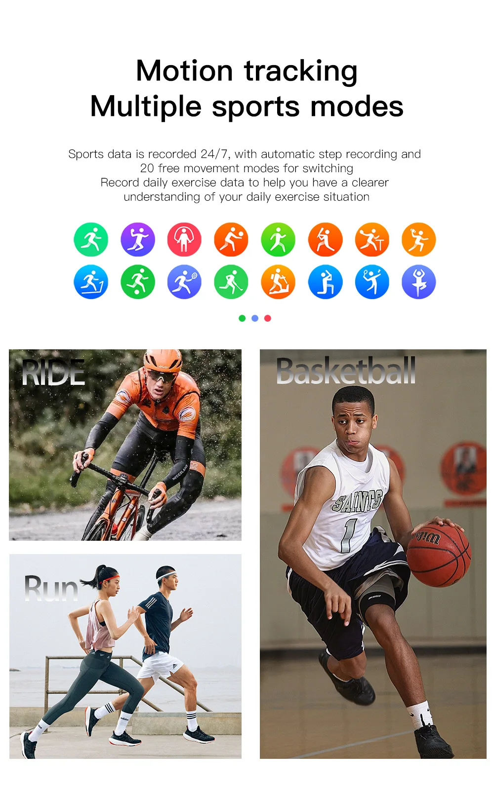 product new smart bracelet ips for bluetooth call message reminder blood oxygen heart rate monitoring silicone for ios-6