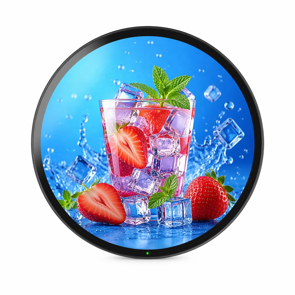 شاشة عرض دائرية بحجم 5 بوصات ودقة HD-M1 بدقة 1080 (RGB) * 1080 وسطوع 400 نيت شاشة LCD دائرية ES050YMM-A00