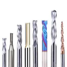 End Mill Milling Cutter Carbide Router Bits Ball Nose End Mills with 60mm Cutting Tools CNC 2/3/4 Flutes Tungsten Steel 3 Months