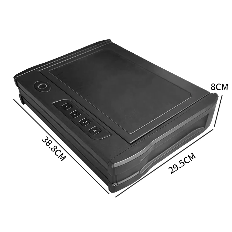 T14 Hot Gun Safe Box Biometric Fingerprint Electronic Password Home Office Car Portable