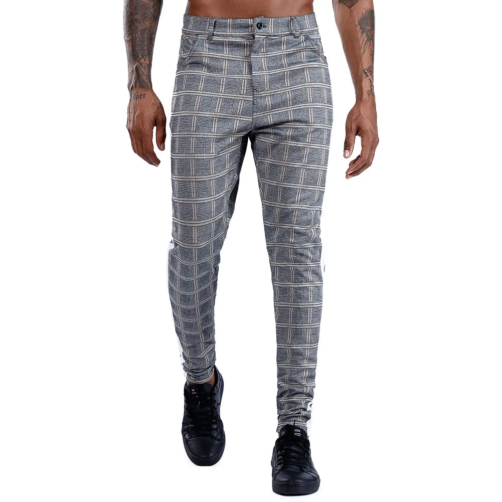 Mens Casual Pants Slim Fit Stretch Plaid Pants Checkered Skinny Dress Pants  for Men : : Clothing, Shoes & Accessories