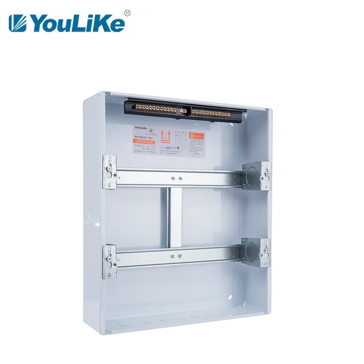 Surface Mount 2 Row 32 Way  Electric Box Plastic Enclosure DB Box With Transparent Door