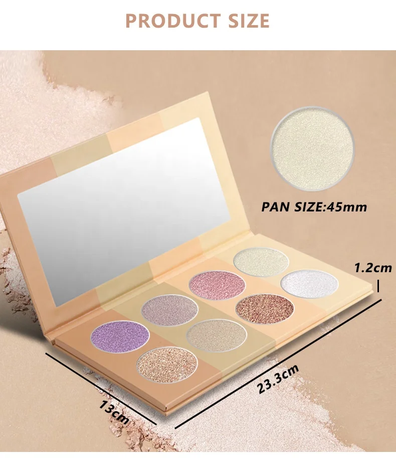 Пользовательский логотип веганская безупречная Палетка для контуринга с румянами частная этикетка крем макияж хайлайтер палитра