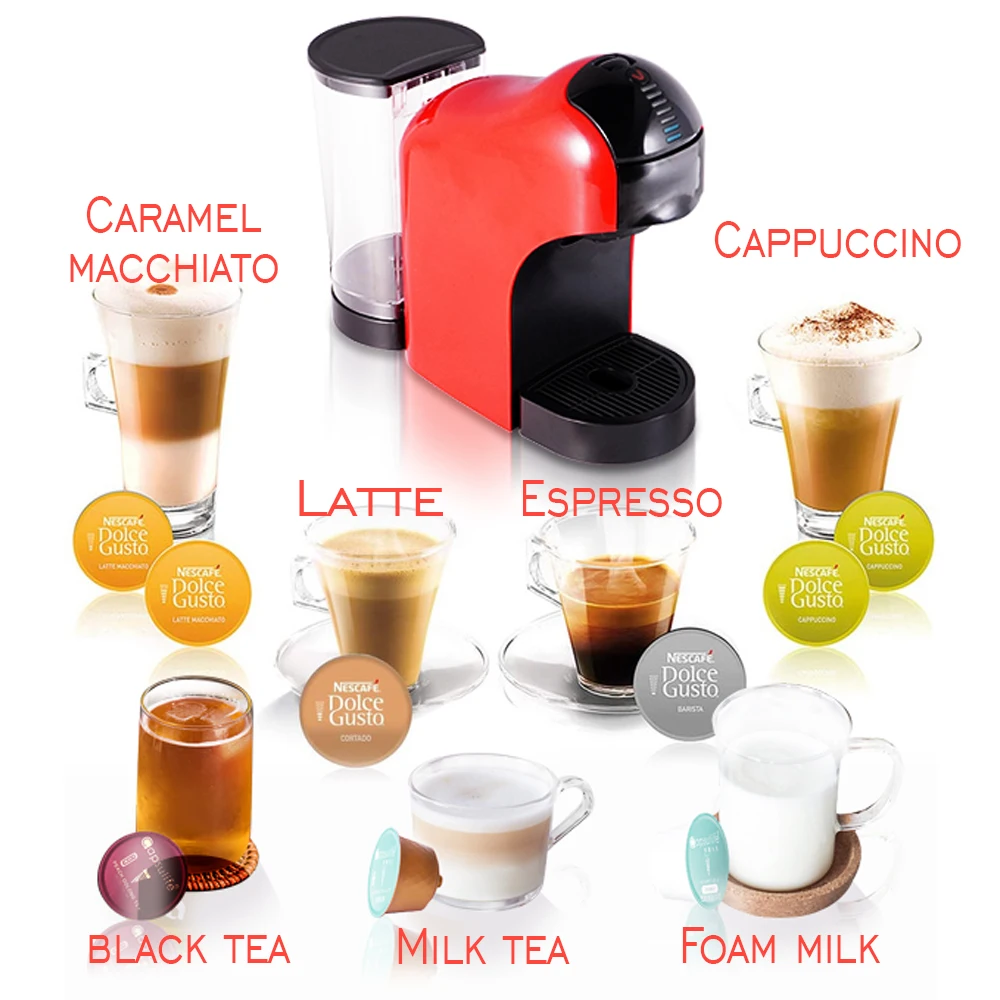 Buy Wholesale China 4 In 1 Multi-capsule Coffee Maker Dg Capsule Nes Capsule  Coffee Machine With Capsule Storage Function & Coffee Maker at USD 47