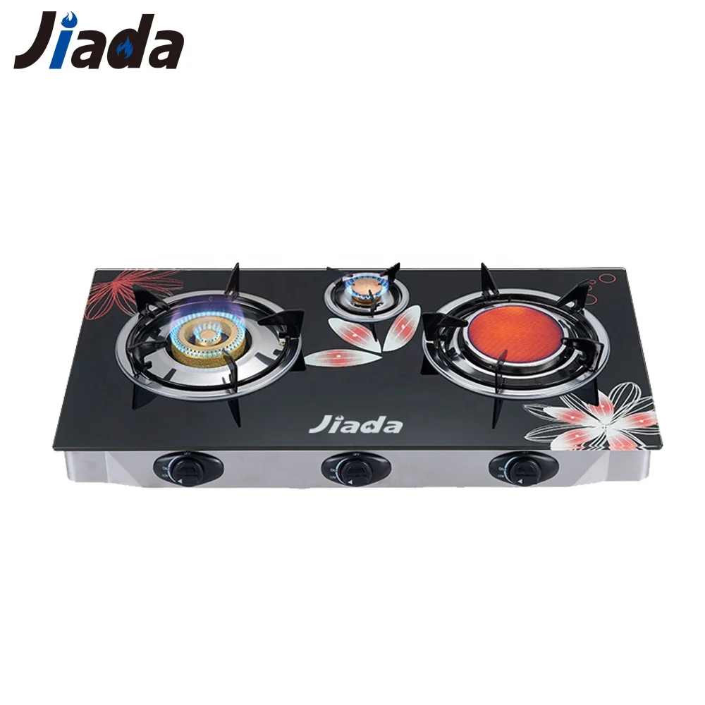 surya aksh 3 burner glass top