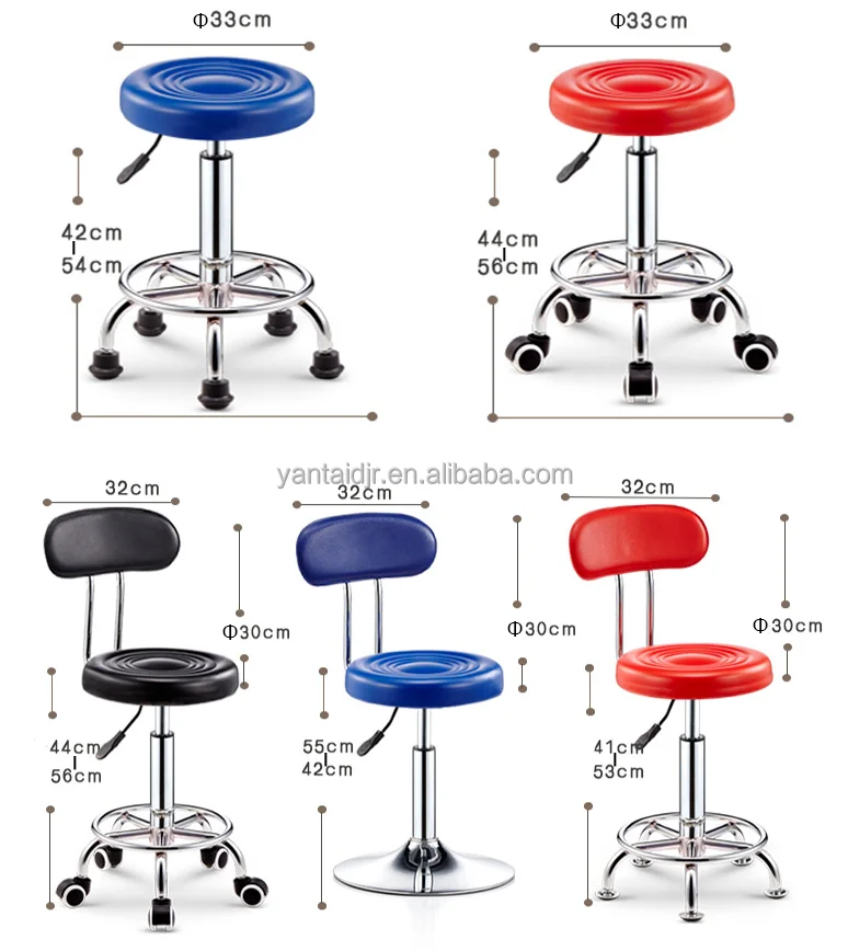 Cheap Movable Stainless Steel Chemistry Lab Stool Chair With Wheels