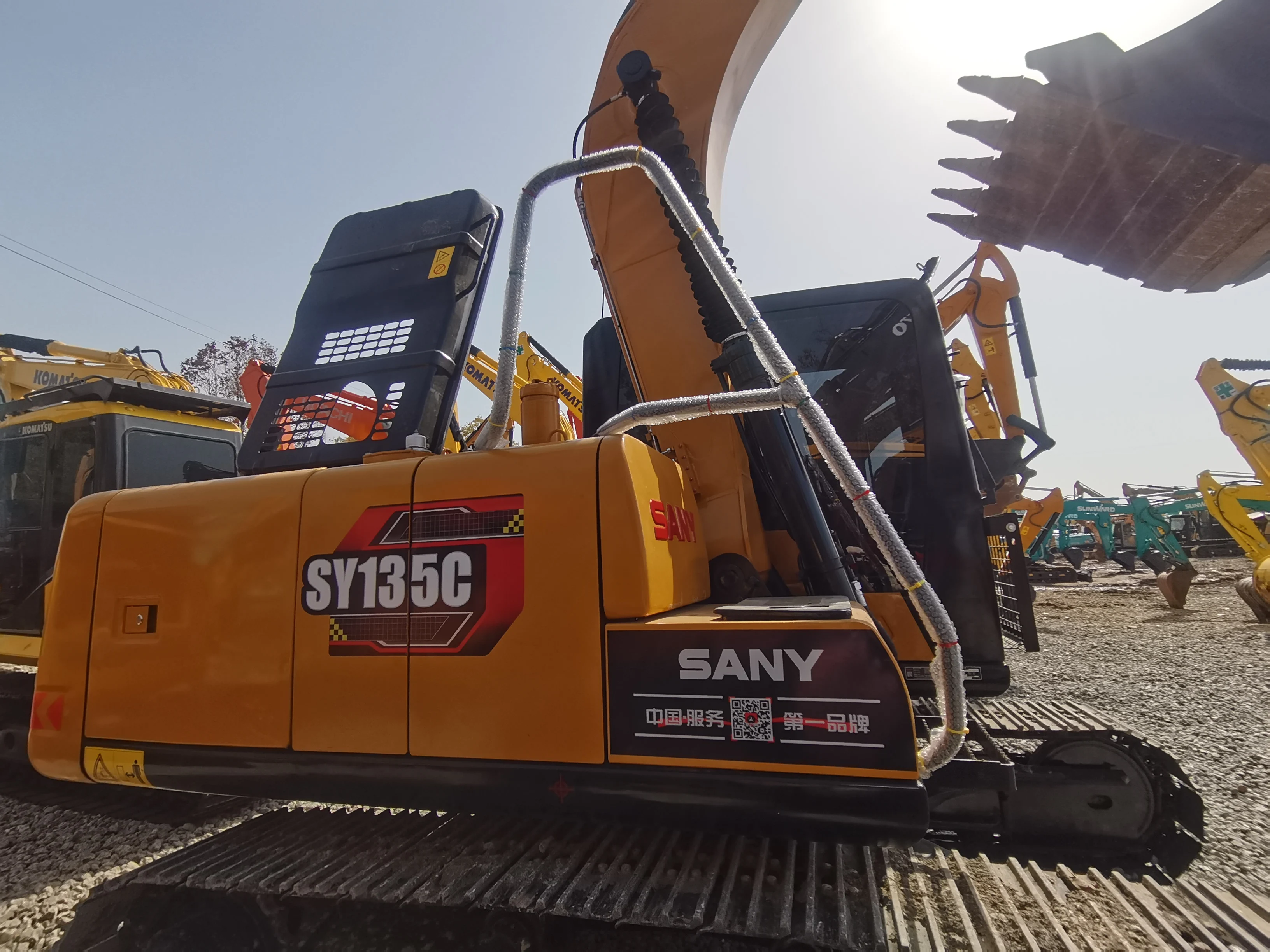 Used Excavator Sany Sy135 Series Excavator Used Construction Machinery ...