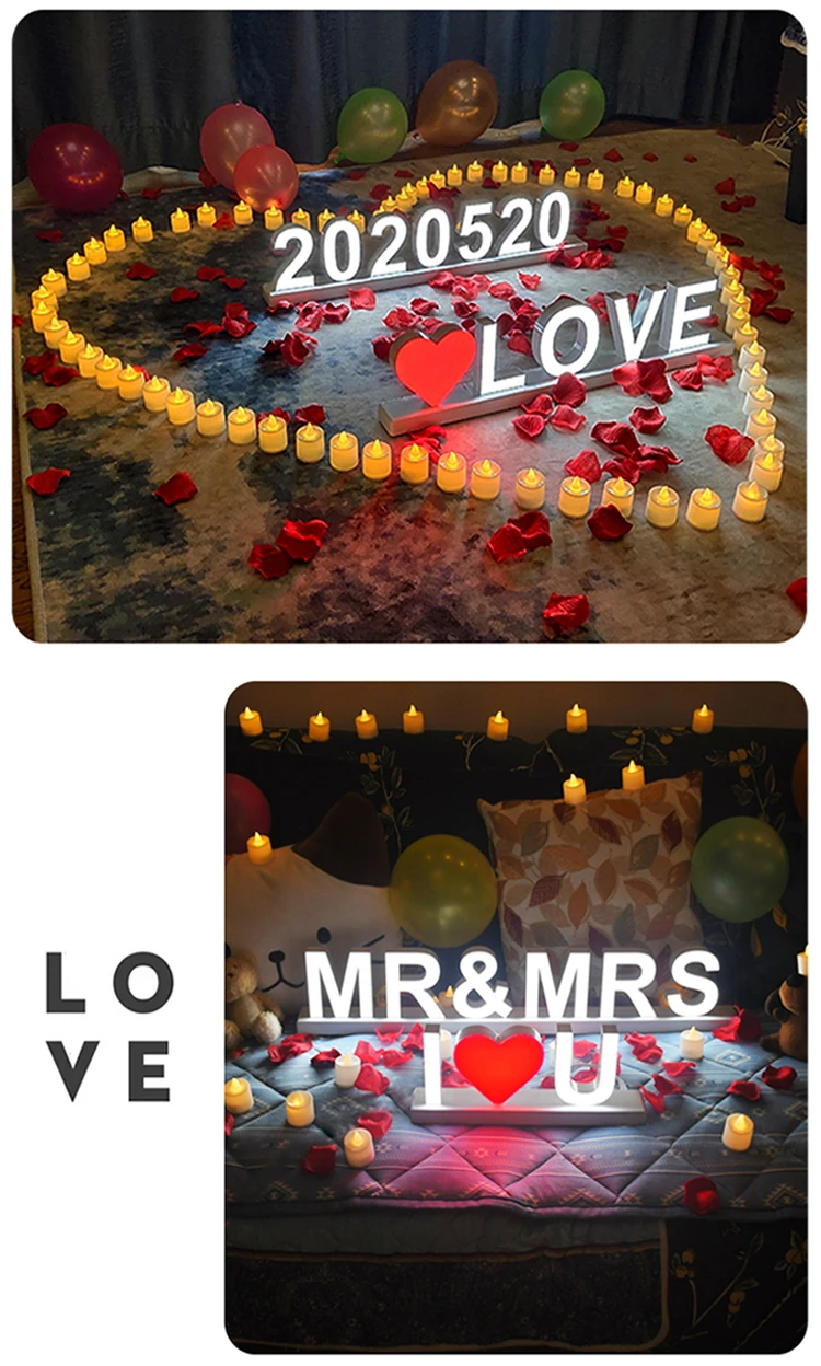 ABCMIX Magnetic LED Alphabets, Counter Display DIY LED Letter, Numbers ...