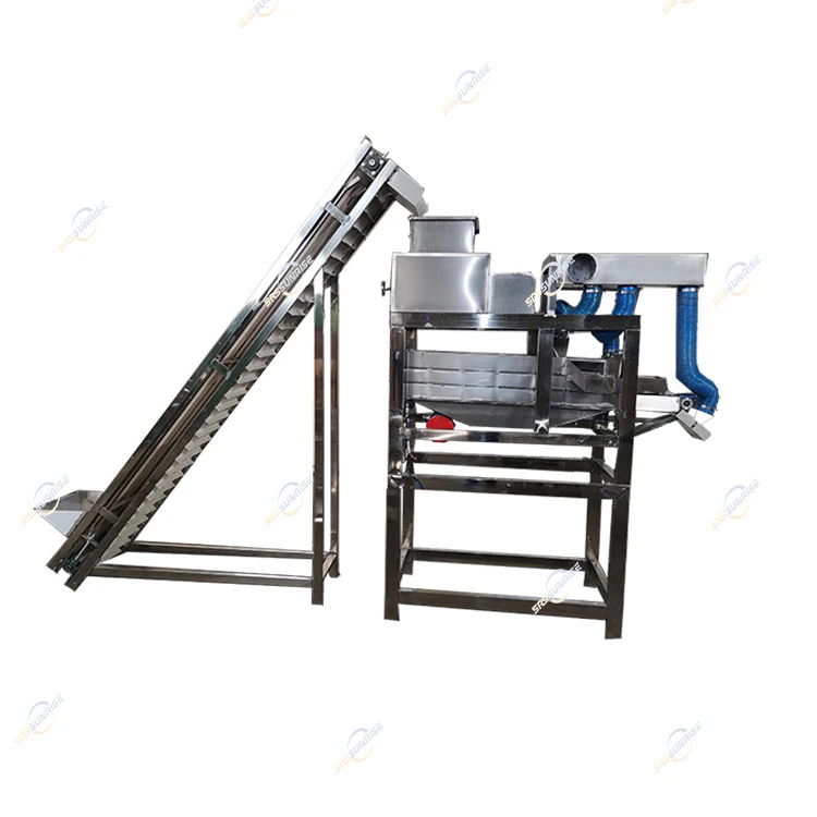 Stainless Steel Small Machine for Roasted Cocoa Bean Sheller Cracker and Winnower