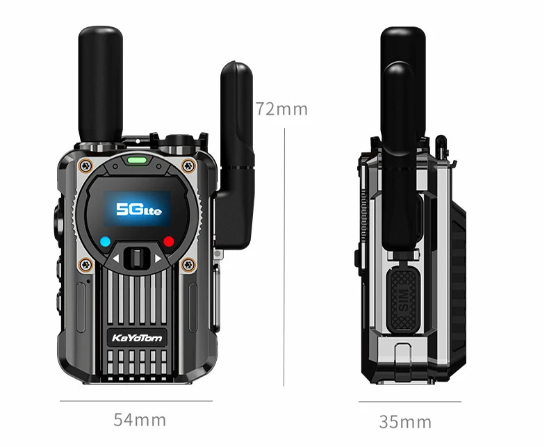 Global Walkie-talkie 4g Poc Plug-in Card Intercom With Fm Radio ...