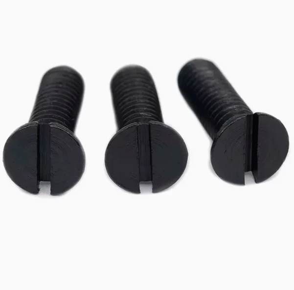 Steel Black Slot Flat Head Machine Screw M1.6 M2 Buy Metric Screw M1
