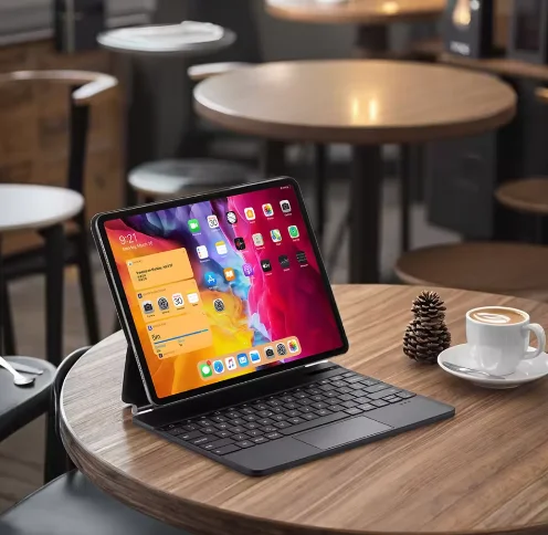 product laudtec new magnetic wireless keyboard case touchpad magic with pin for ipad 10 generation 109 2022 pro 129-3