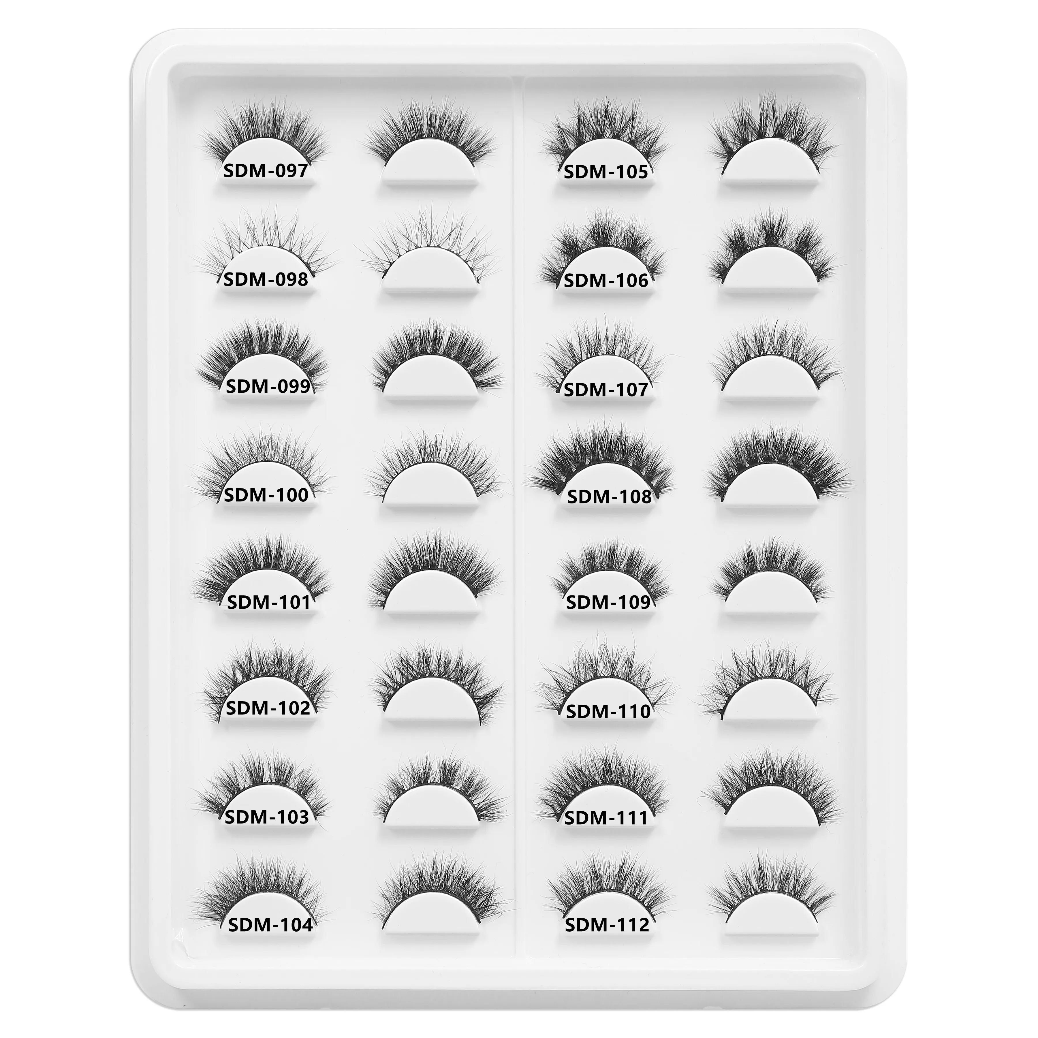 2022 100 Real Mink Eyelash 3d Mink Lashes Cruelty Free Fluffy Full Strip 25mm Mink Lashes
