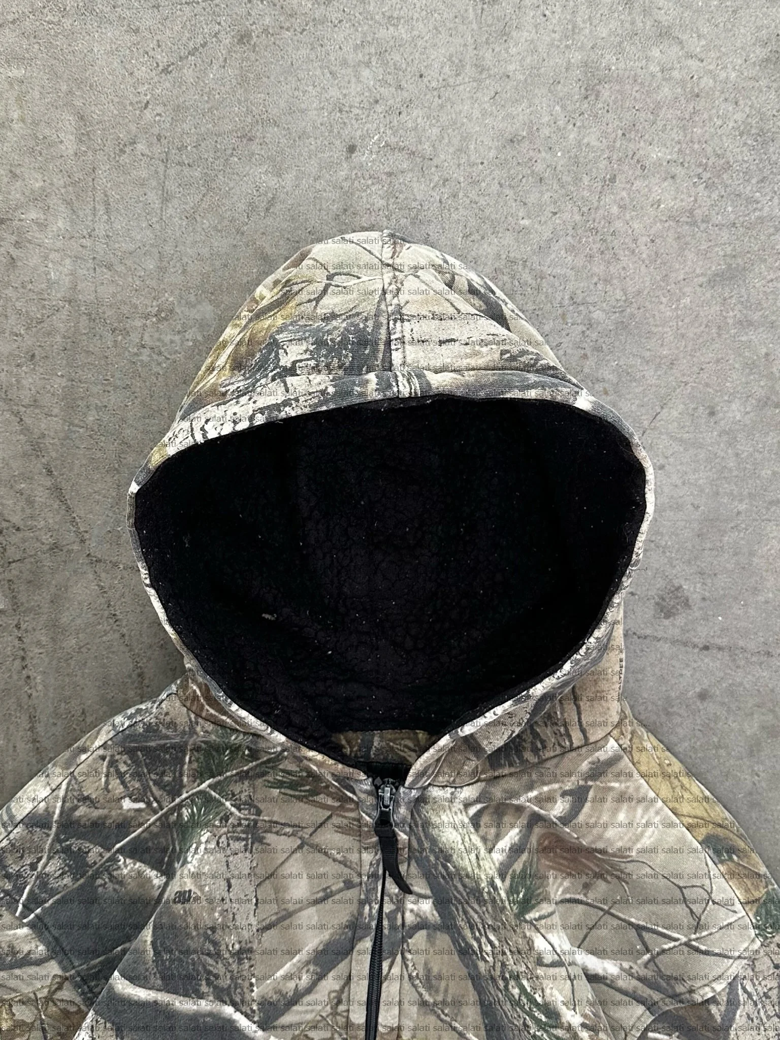 Streetwear Zipper Hoddie Hunting Camouflage Hoody Jacket Cotton Baggy Zipup Sublimation Print Duck Real Tree Camo Hoodie for Men gallery 4