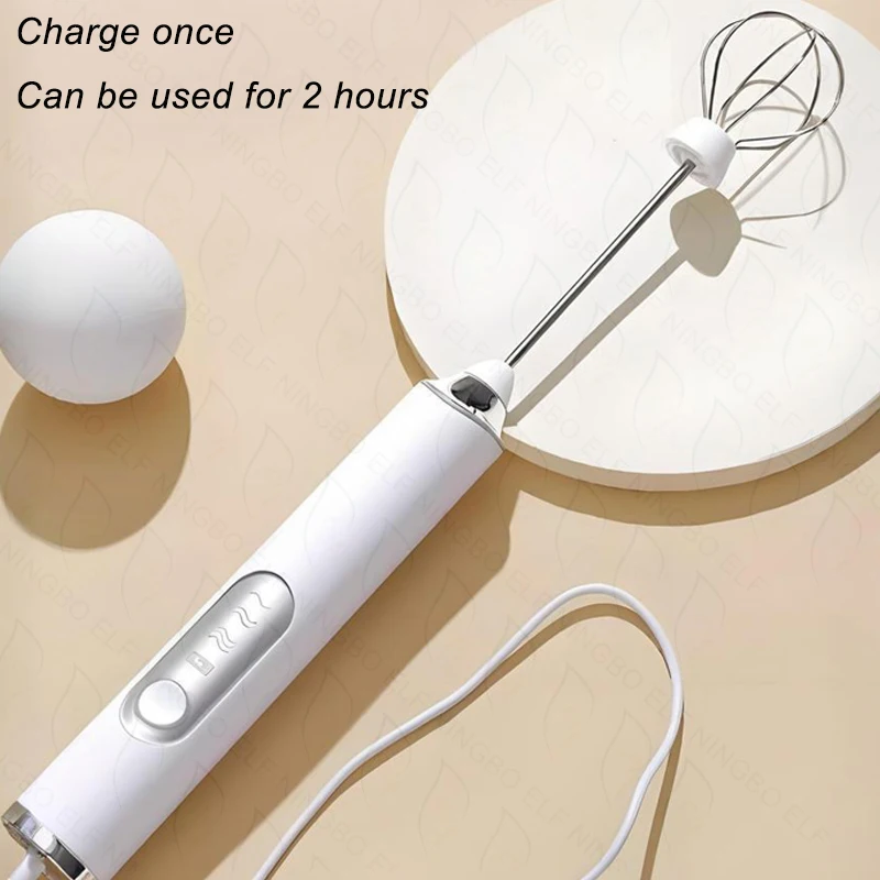 全新定制2合1不锈钢打蛋器3速咖啡茶工具环保塑料奶泡打蛋器经典100件