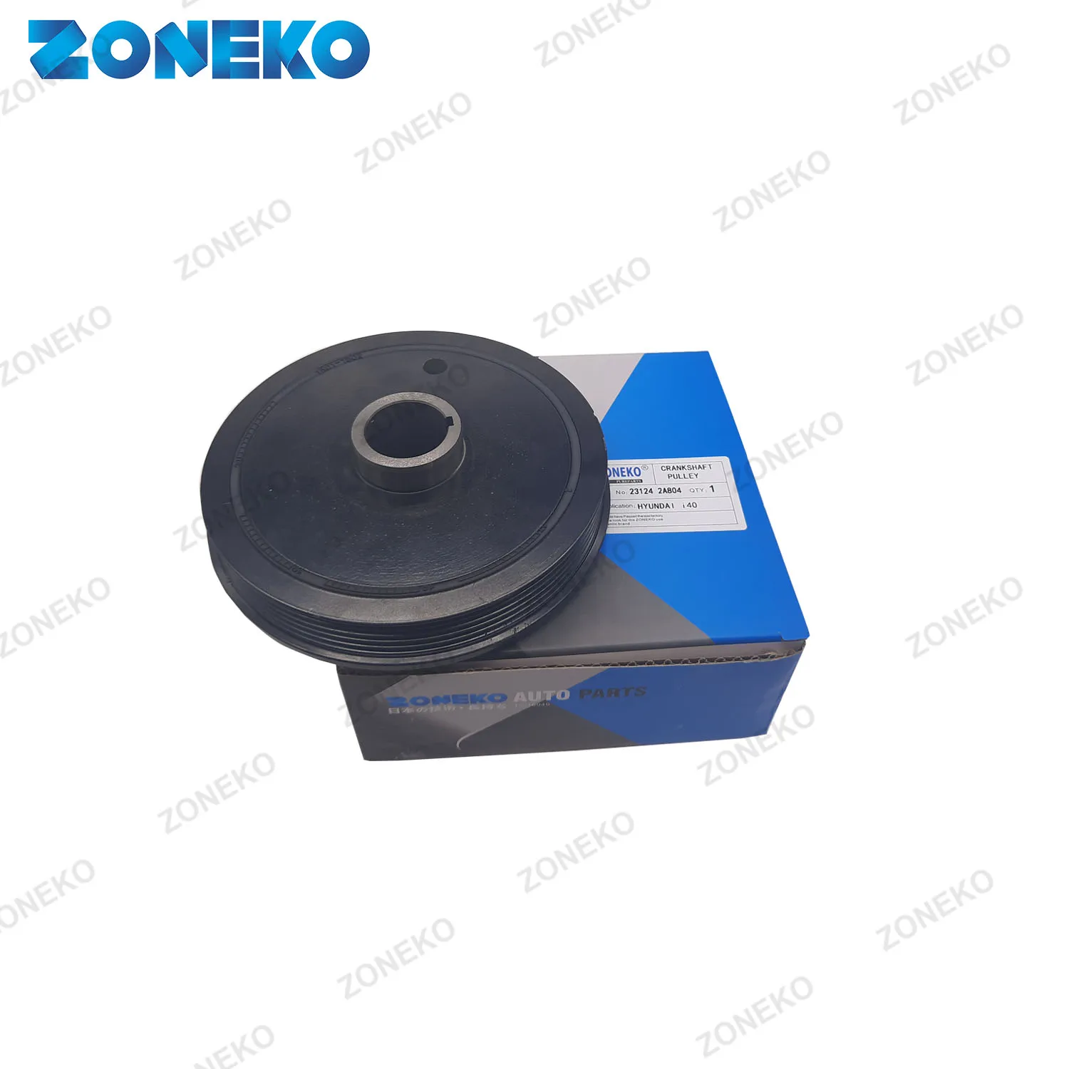 KI　2口 ZONEKO Crankshaft Pulley - High-Quality Hyundai Kia Part