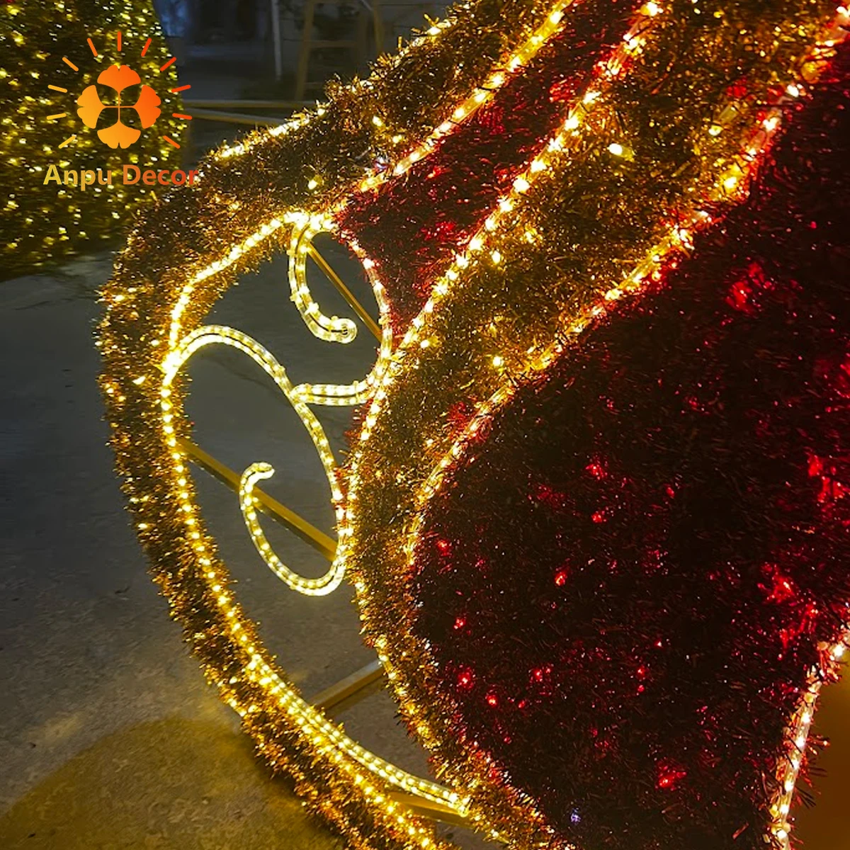 Large Outdoor Waterproof Lighting 3d Sculpture Train Decoration Christmas Luxury Shopping Mall Party Decoration
