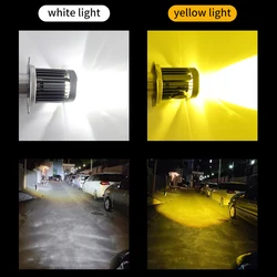 H4 BA20D светодиодные лампы прожектор для