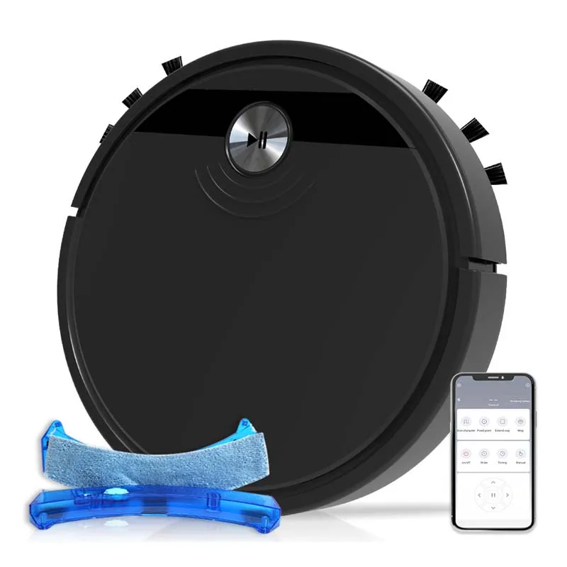 Automatic Smart Robot CE FCC ROHS Navigation Sweeping Vacuum Cleaner Suction Robot Vacuum Cleaner