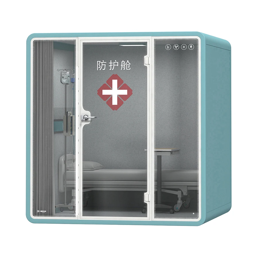 Customized Movable Easy Install Medical Isolation Room/Soundproof Room Booth/Work Pod Sound Proof