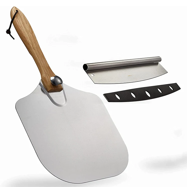 14 Inch Aluminum Pizza Shovel With Long Handle Tools Accessories Pizza  Spatula Cake Baking Turner