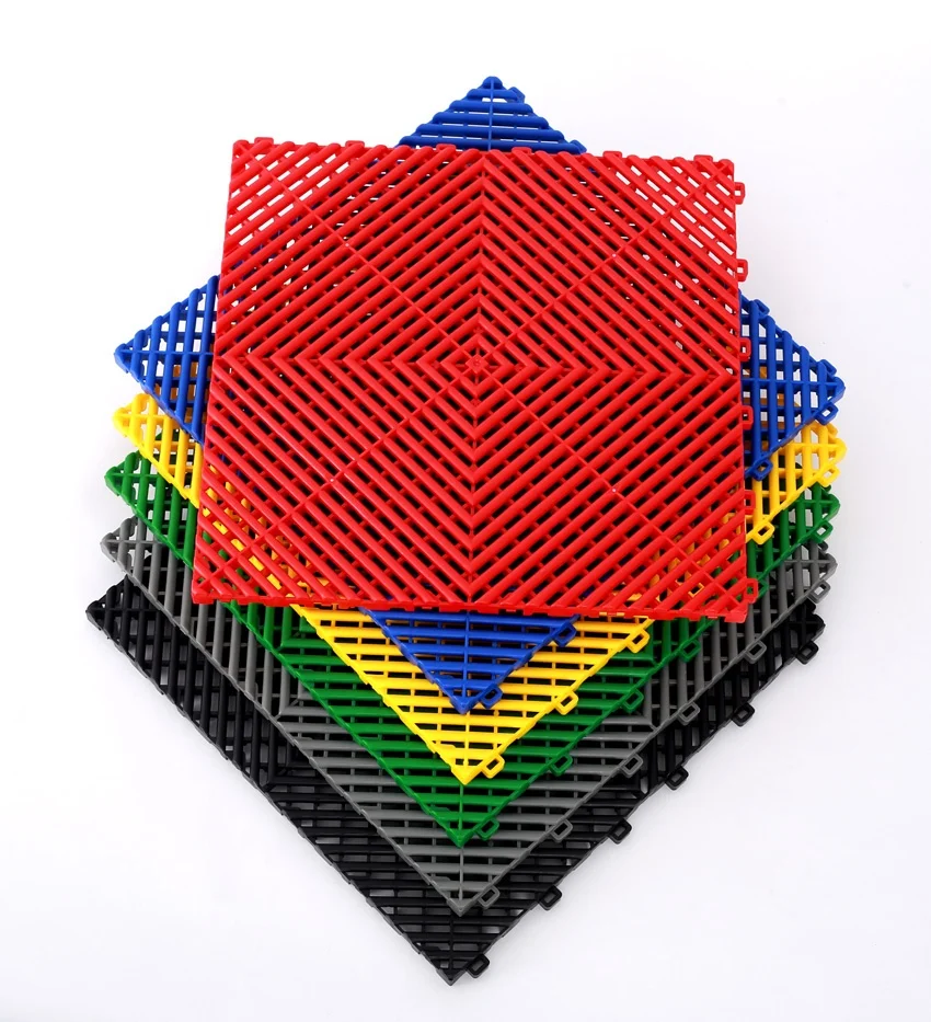Factory Direct Sale  Interlocking Garage Floor Tiles Interlocking Garage Floor Tiles Industrial Plastic Garage F