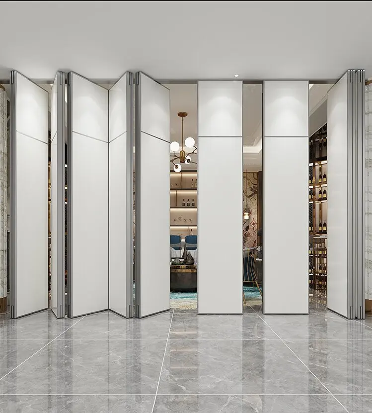 Acoustic Operable Partition Wall for Space Separation Sliding Wall for Restaurants Schools Hospitals Movable Partition