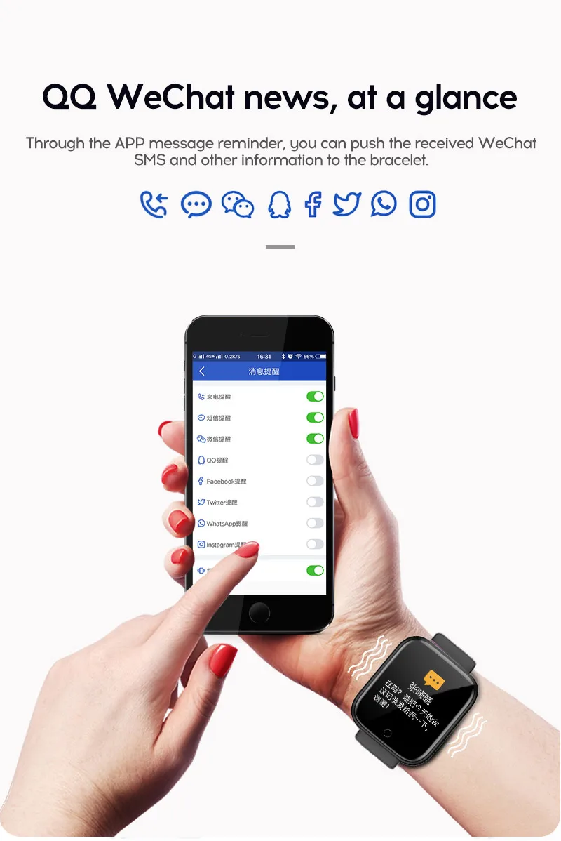 Dropshipping IP67 Information Push Shake To Take Pictures 1.3 Inch Screen Y68 Plus Smart Watch 2022