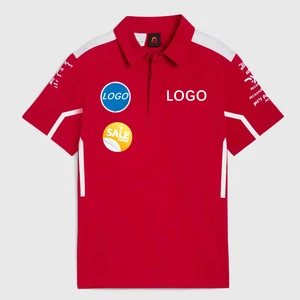 Custom Logo T Shirt UDC Election Campaign Advertising Items Men Racing Car Quick Dry Polo Top Shirt
