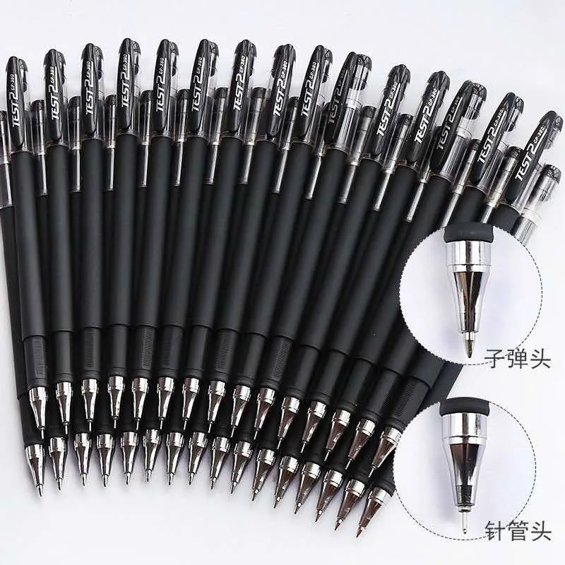 Custom Made Frosted Carbon Gel Pen 0.5mm Business Signature Pen Office Student Examination