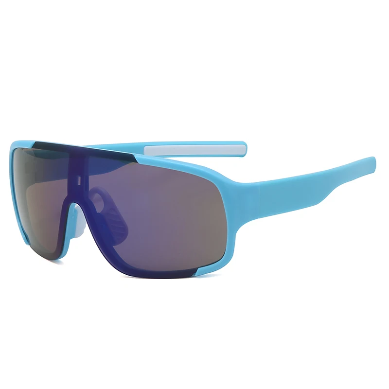 Big Frame Sunglasses for Men One Piece Lens Poc Sport Sunglasses