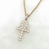 Rose gold with clear stone