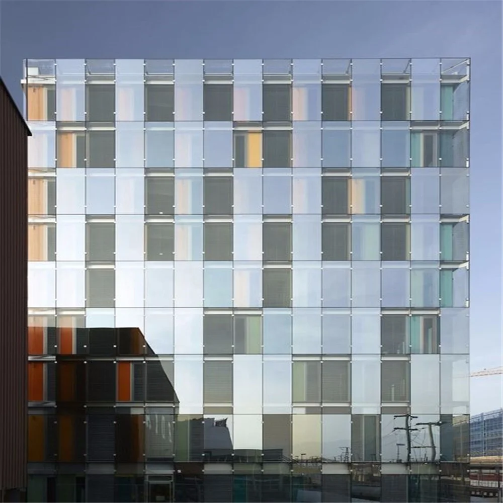 Curtain Wall Glass Factory Price Yiju Iot Glazed Curtain Wall Glass Building Construction Glass Facade