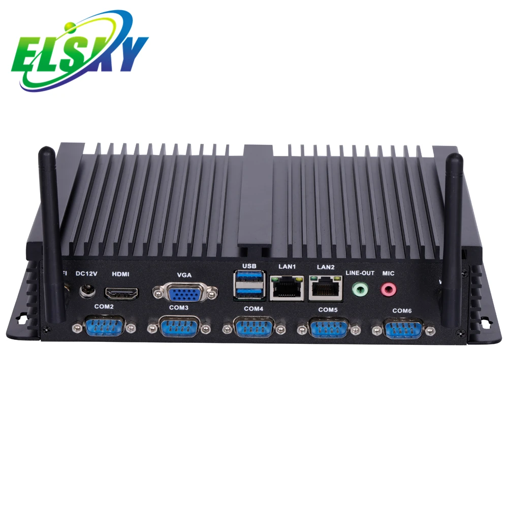 ELSKY Industrial PC with Processor 4th Gen Core I3 4010U 4030U Bay Trail SOC Chipset VGA HD_MI LVDS IPC6000