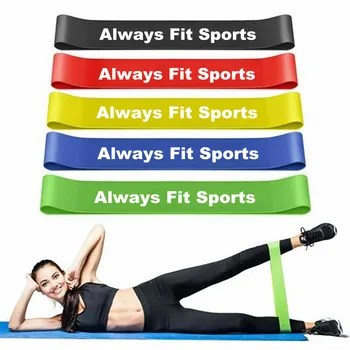 Exercise Fitness Mini 10/12 inch Resistance elastic band fitness Loop Bands for leg and arm asist exercise