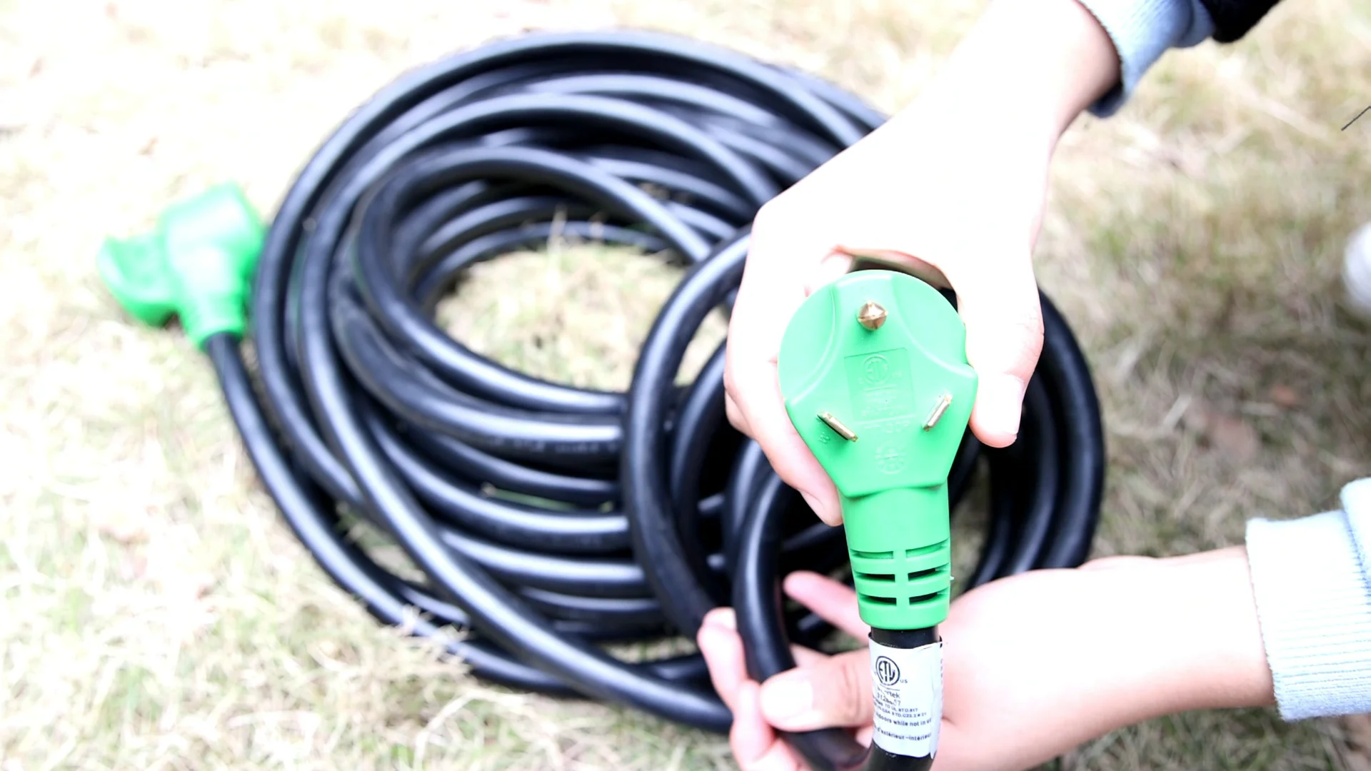 15ft Foot 30a Amp Rv Extension Cord Trailer Motorhome Camper Power